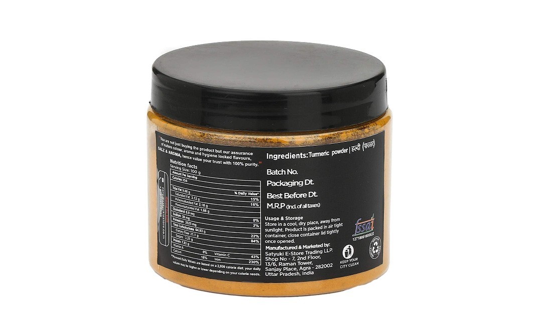 Salz & Aroma Turmeric Powder    Jar  100 grams